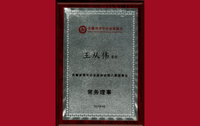 公司董事、副總經(jīng)理王從偉先生被增選為省青年企業(yè)家協(xié)會(huì)常務(wù)理事